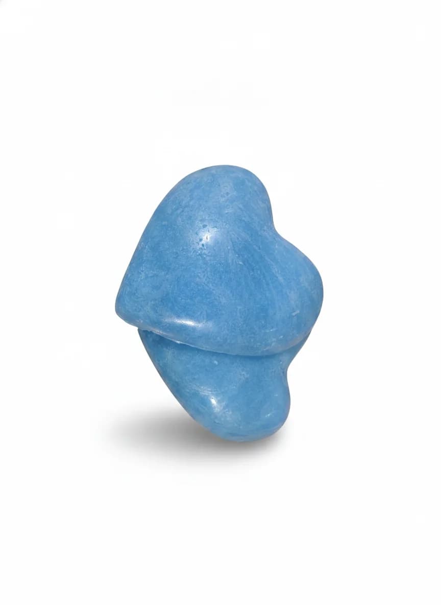Coração de Cera G AZUL CLARO duas partes